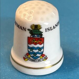 Cayman Islands Souvenir Thimble